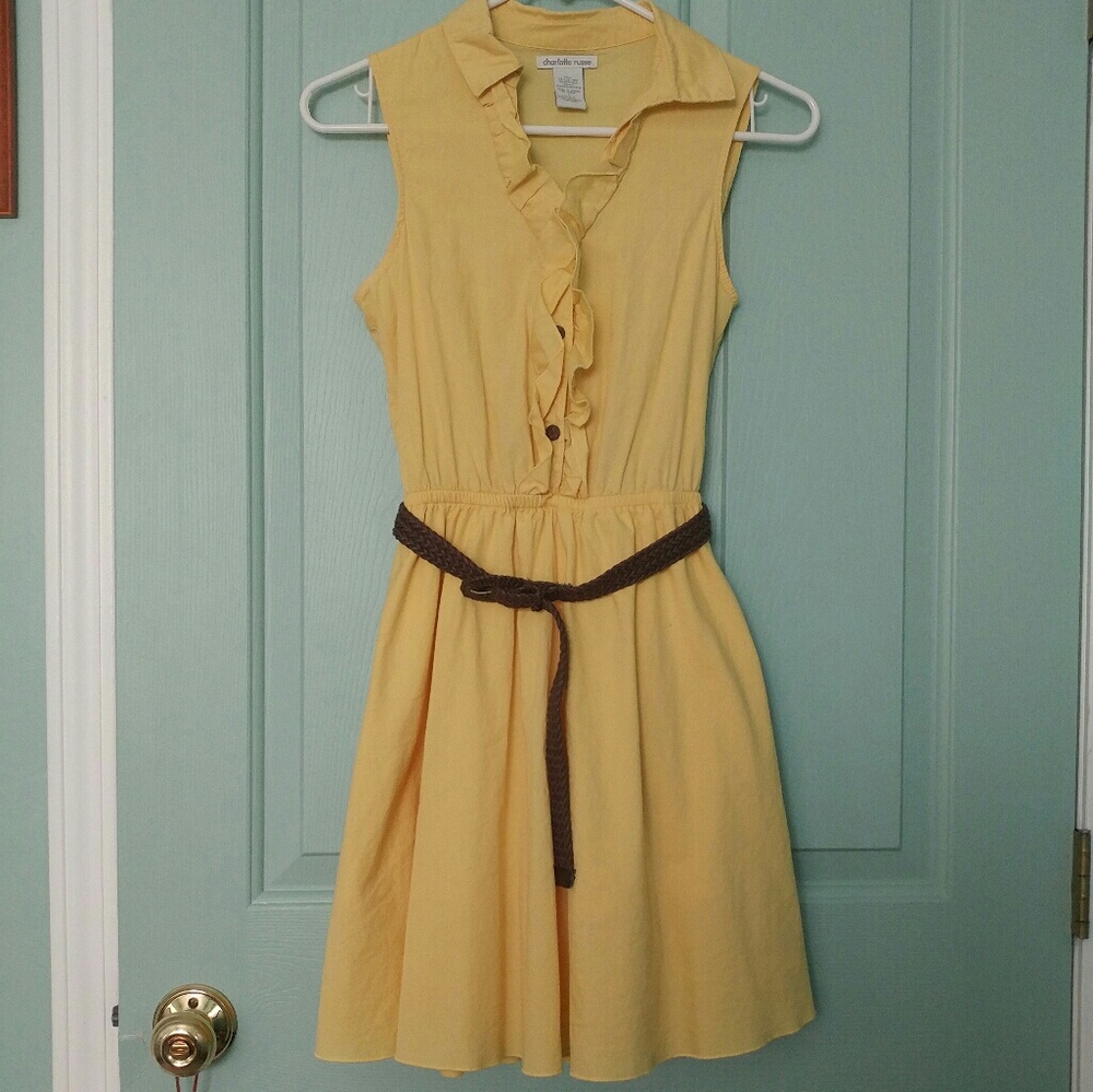 Bright Yellow Summer Sun Dress (Charlotte Russe)